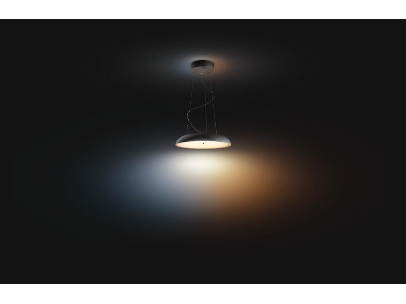 Philips Hue White Amb. Amaze suspension noir 2750 lm + dimmer