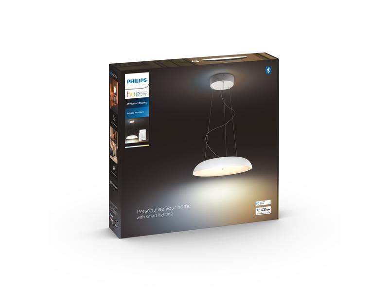 Philips Hue White Amb. Amaze suspension blanc 2750 lm + dimmer