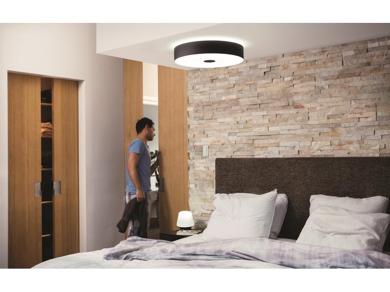 Philips Hue White Amb. Fair Plafonnier noir 2750 lm + variateur d'intensité lumineuse