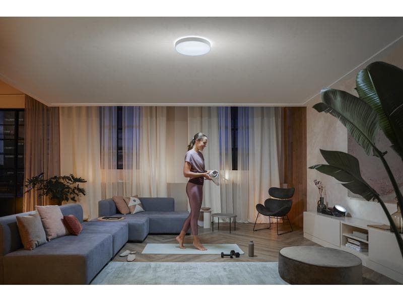 Philips Hue White Amb. Enrave plafonnier L blanc 3300 lm + dimmer