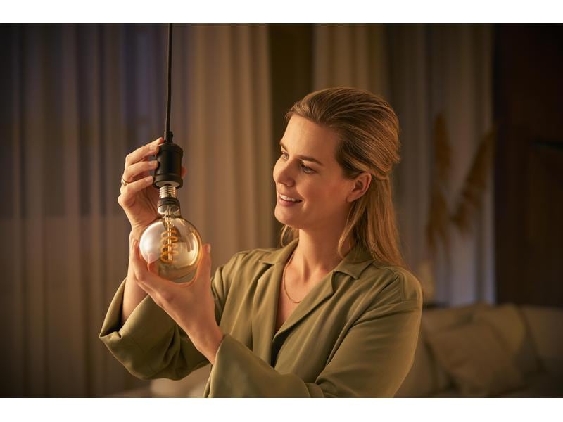 Philips Hue White Ambiance E27 pack individuel Globe G93 filament 550 lm