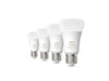 Philips Hue Ampoule White & Col. Amb. E27 Lot de quatre 4 x 570 lm