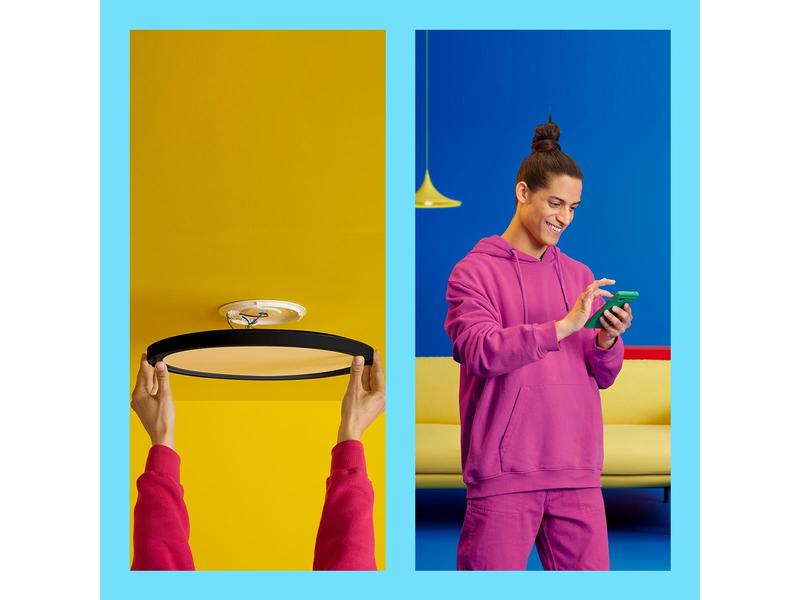 WiZ SuperSlim Tunable White & Color 2450 lm noir