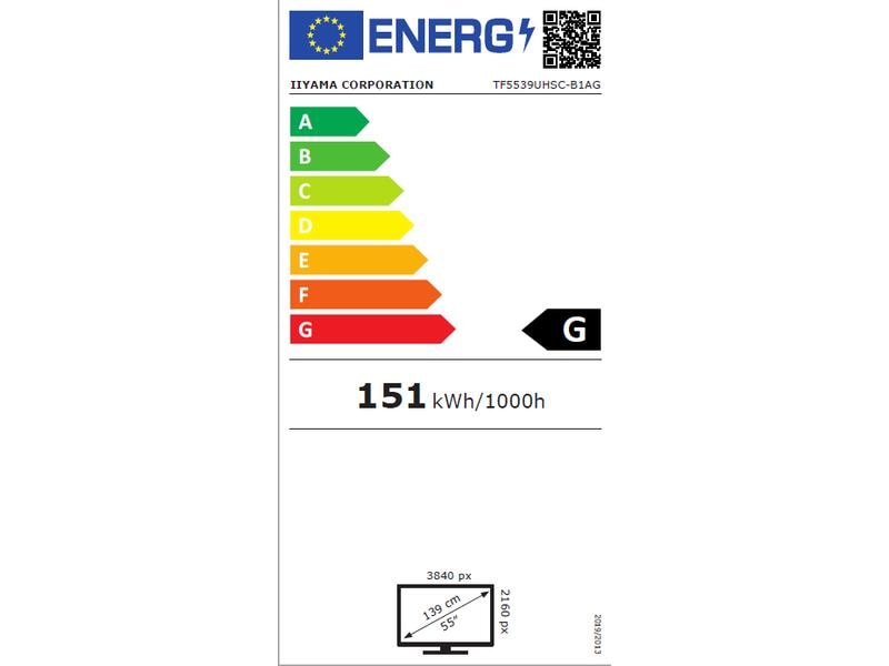 iiyama Monitor ProLite TF5539UHSC-B1AG