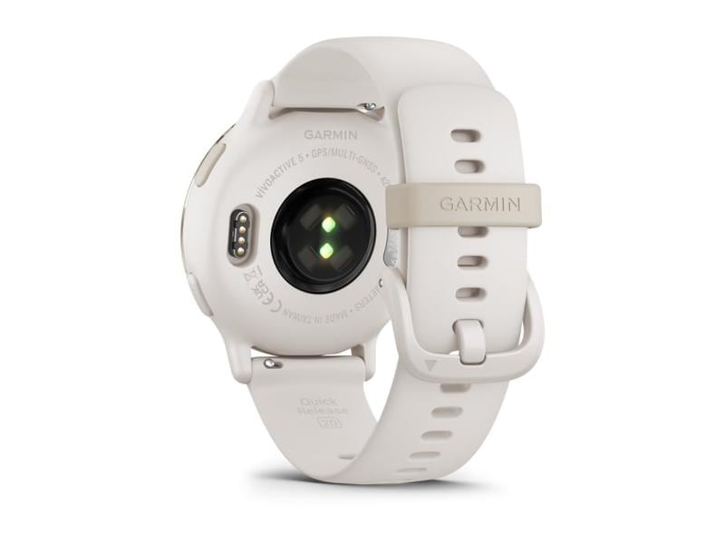 GARMIN Montre de sport GPS Vivoactive 5 Ivoire/or crème