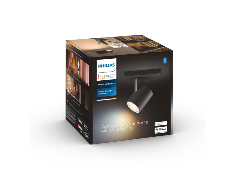 Philips Hue White Ambiance Runner Spot Extension Noir
