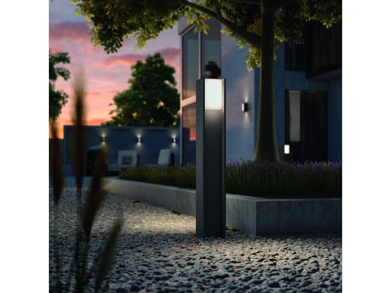 Philips Hue White Outdoor Turaco Lampe d'allée Anthracite