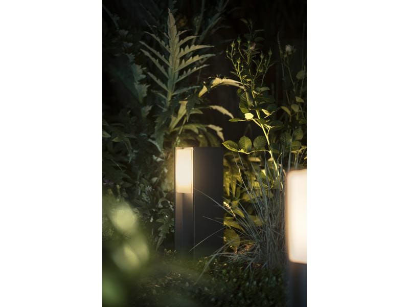 Philips Hue White Outdoor Turaco Sockelleuchte Anthrazit