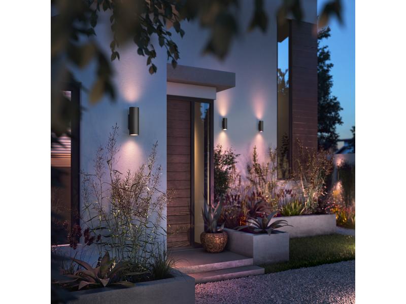 Philips Hue White & Color Ambiance Outdoor Appear Wandleuchte Schwarz