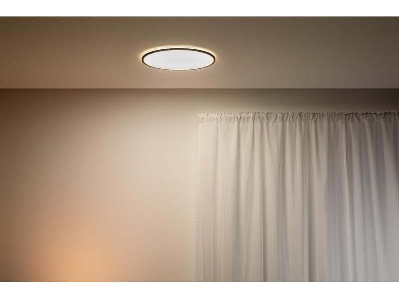 WiZ Superslim Tunable White Deckenleuchte 2450 lm Schwarz