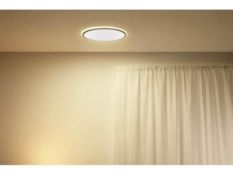 WiZ Superslim Tunable White Deckenleuchte 2450 lm Schwarz