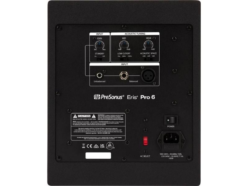 Presonus Moniteur de studio Eris Pro 6 Noir