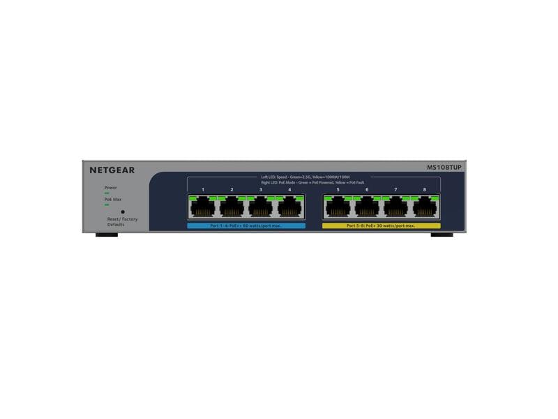 Netgear PoE++ Switch MS108TUP 8 Port