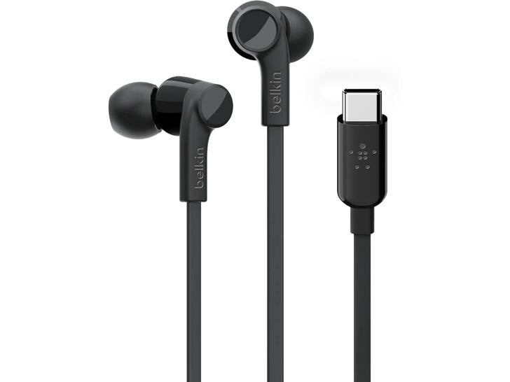 Belkin Écouteurs intra-auriculaires Connecteur Rockstar USB-C Noir