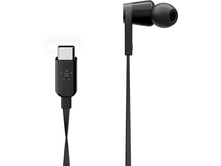 Belkin Écouteurs intra-auriculaires Connecteur Rockstar USB-C Noir