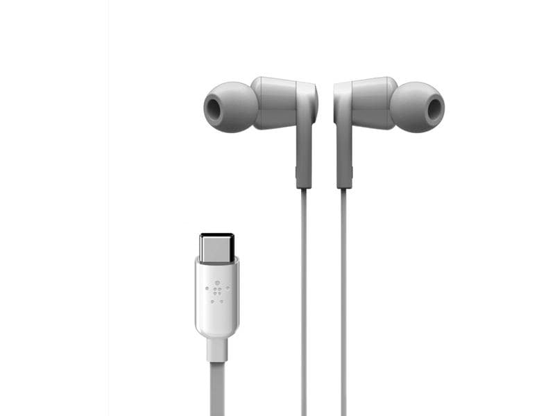 Belkin In-Ear-Kopfhörer Rockstar USB-C Anschluss Weiss