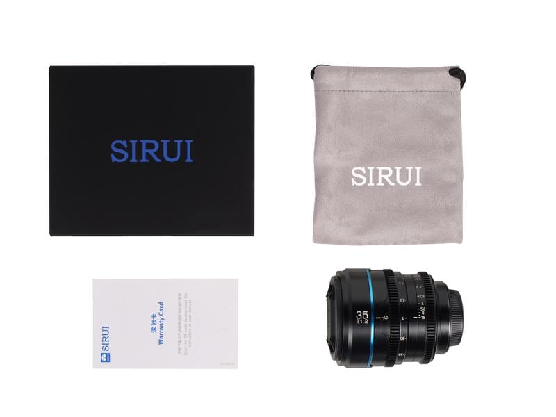 Sirui Festbrennweite Nightwalker 35mm T1.2 S35 – Sony E-Mount