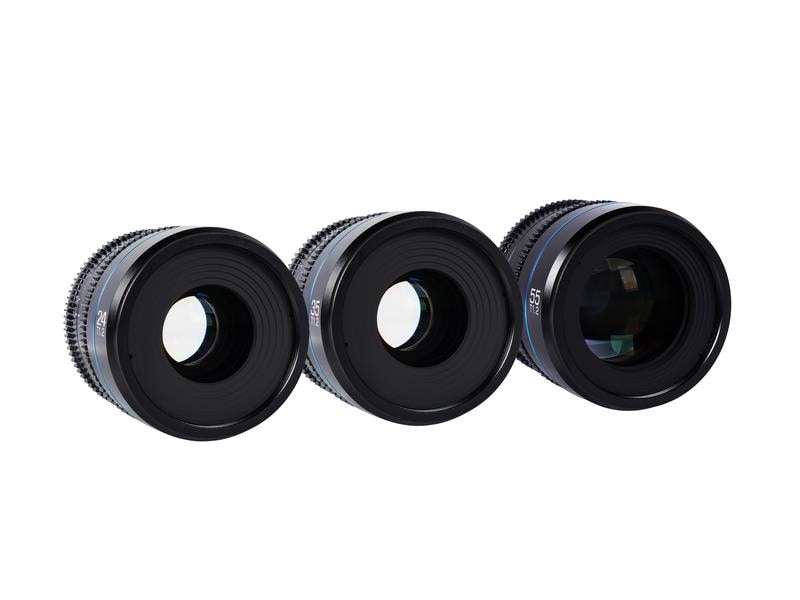 Sirui Festbrennweite Nightwalker 24, 35&amp;55mm T1.2 – MFT