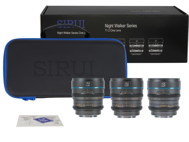 Sirui Festbrennweite Nightwalker 24, 35&amp;55mm T1.2 – Canon RF