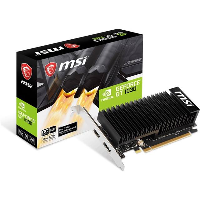 MSI GeForce GT 1030 2GHD4 LP OC - 2GB