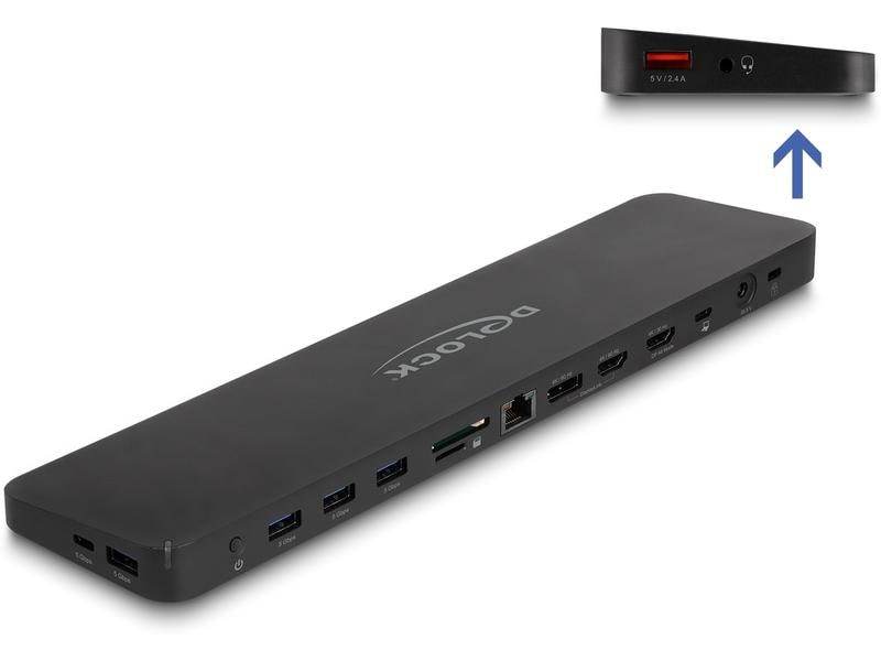 Delock Dockingstation USB 3.1 Typ-C – HDMI/USB-A/USB-C/SD/PD 2.0