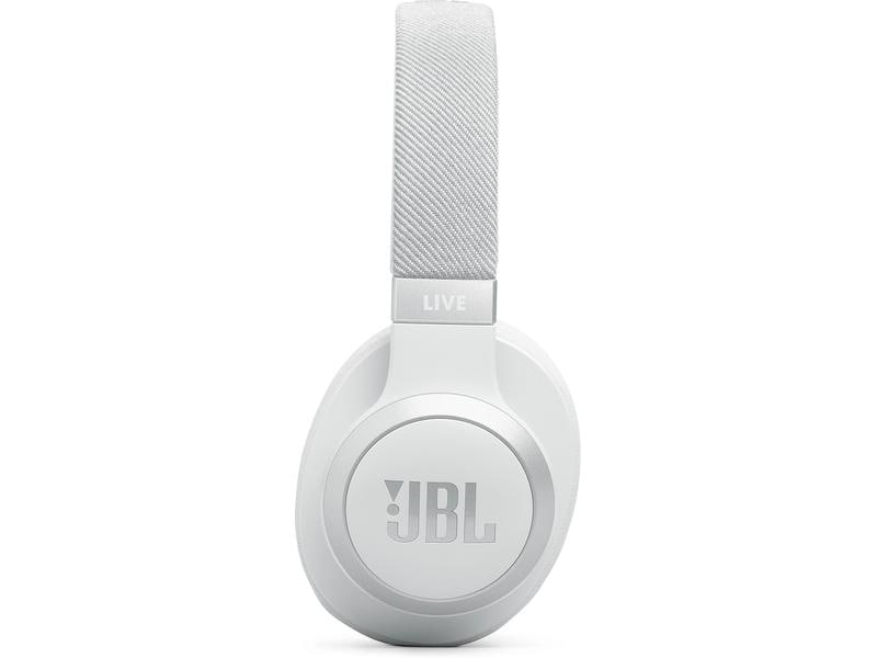 JBL Wireless On-Ear-Kopfhörer Live 770NC Weiss