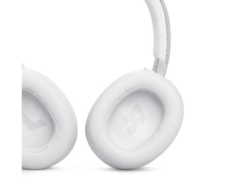 JBL Wireless On-Ear-Kopfhörer Live 770NC Weiss