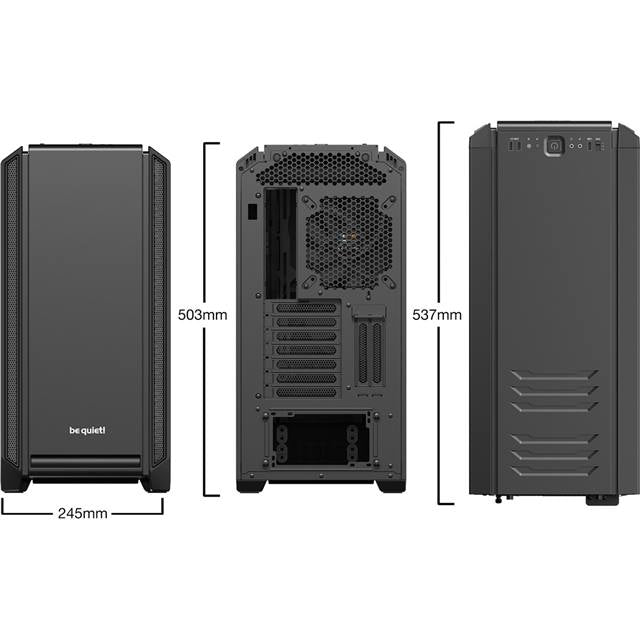 Be quiet! Silent Base 601 - schwarz