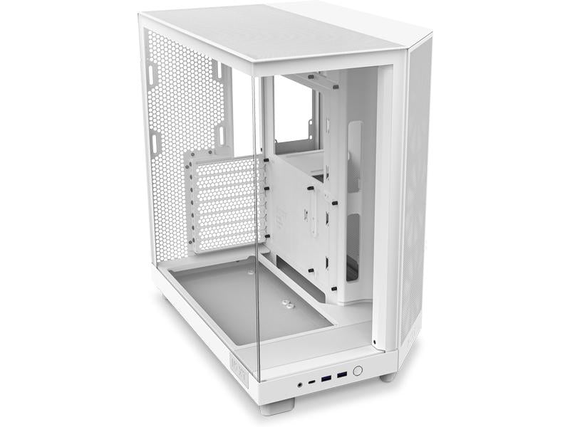 NZXT Boîtier d’ordinateur H6 Flow Blanc