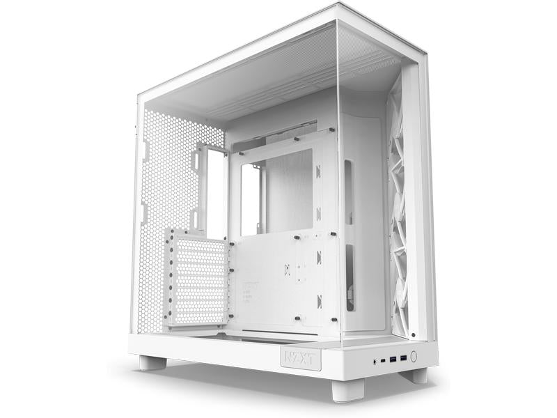 NZXT Boîtier d’ordinateur H6 RGB Flow Blanc