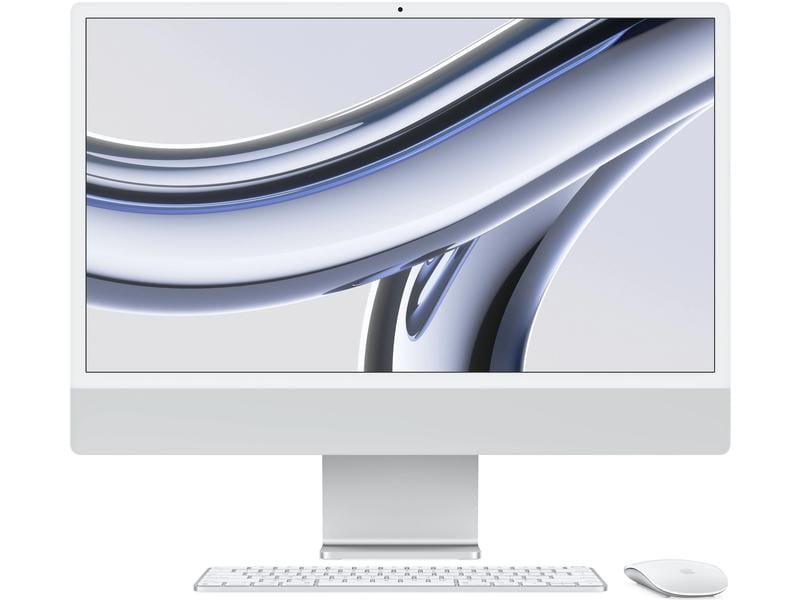 Apple iMac 24" M3 10C GPU / 256 GB / 8 GB Silber