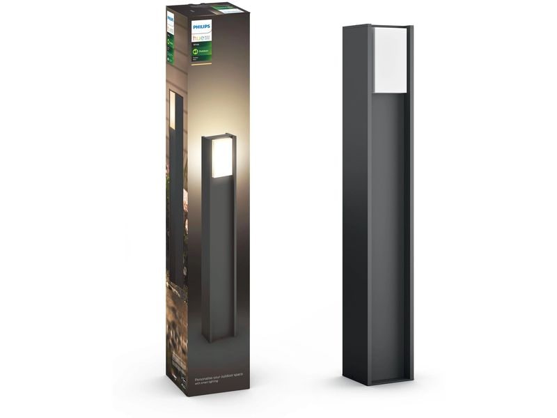 Philips Hue White Outdoor Turaco Lampe d'allée Anthracite