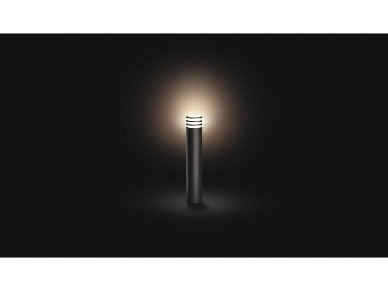 Philips Hue White Outdoor Lucca Lampe d'allée Anthracite