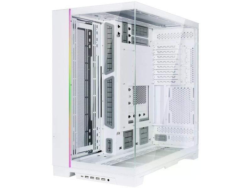 Lian Li Boîtier d’ordinateur O11 Dynamic EVO XL Blanc