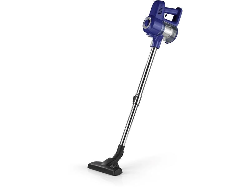 CLEANmaxx Aspirateur à main/manche sans fil Bleu/Argenté