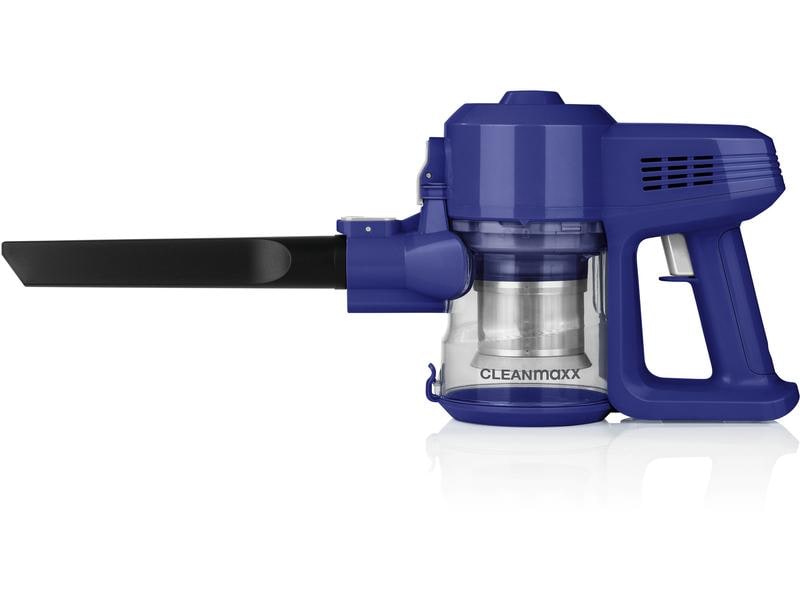 CLEANmaxx Aspirateur à main/manche sans fil Bleu/Argenté