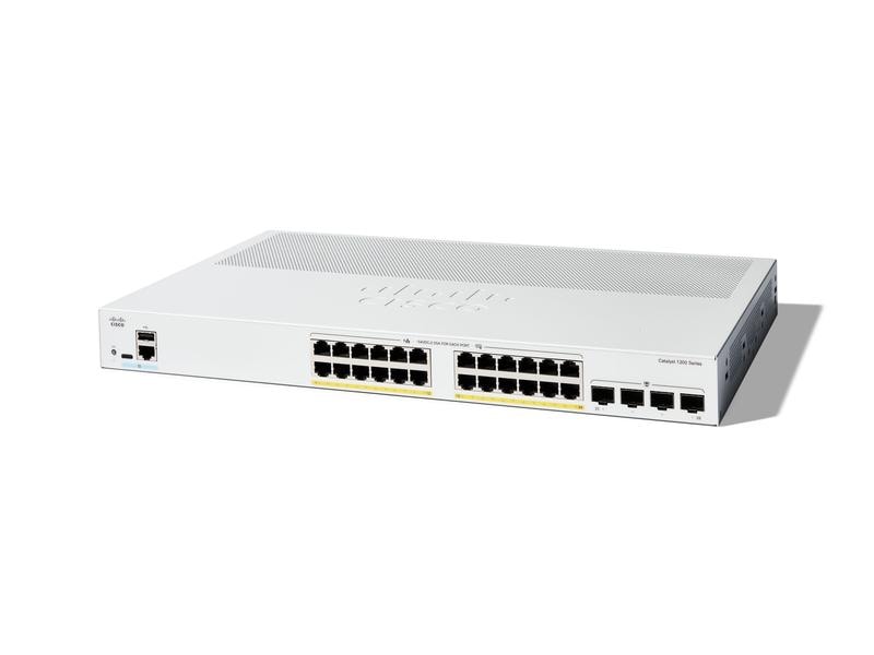 Cisco PoE+ Switch Catalyst C1200-24FP-4X 28 Port