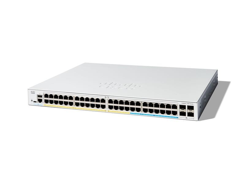 Cisco PoE+ Switch Catalyst C1300-48P-4G 52 Port