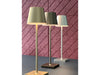 xoxo design ag Akku-Tischleuchte X2, 3W, 3000K, 38 cm, Silber