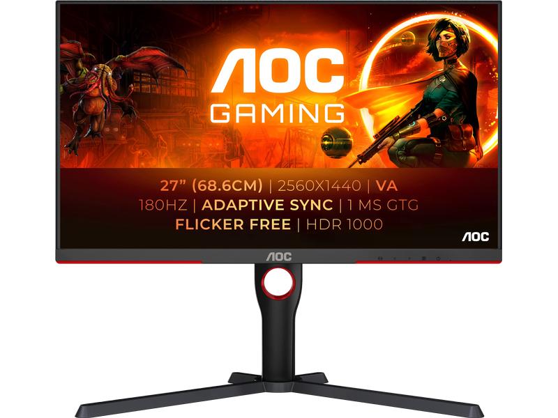 AOC Monitor Q27G3XMN/BK