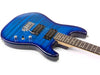 MAX Guitare électrique GigKit Quilted Style bleu