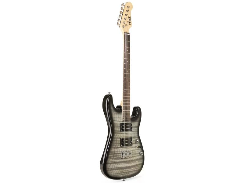 MAX Guitare électrique GigKit Quilted Style noir