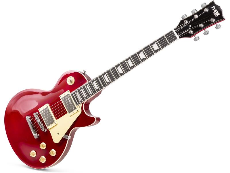 MAX Guitare électrique GigKit LP Style rouge