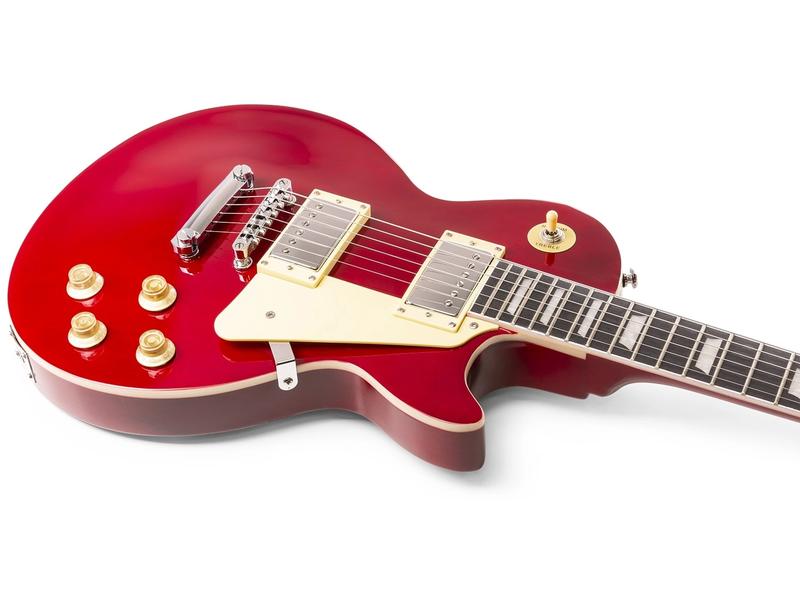 MAX Guitare électrique GigKit LP Style rouge