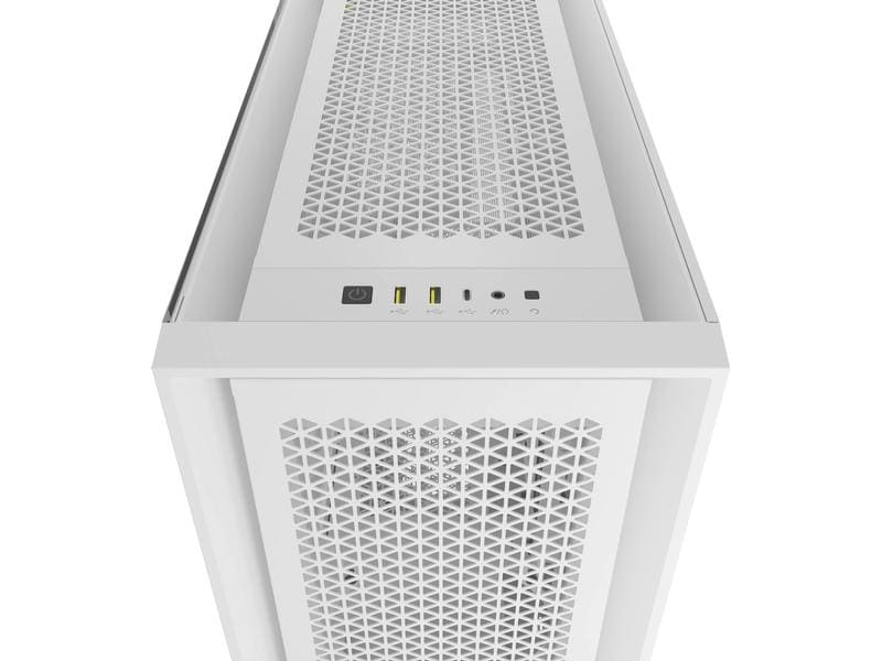 Corsair Boîtier d’ordinateur 5000D Core Airflow Blanc