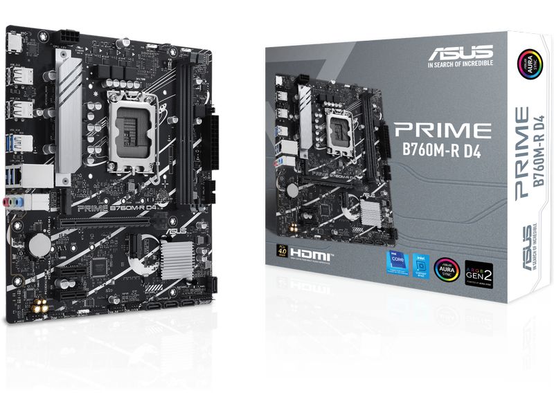 ASUS Carte mère Prime B760M-R D4