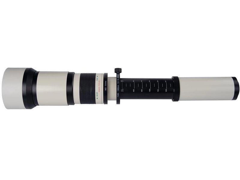 Dörr Zoomobjektiv 650-1300mm Dörr T2 - Weiss