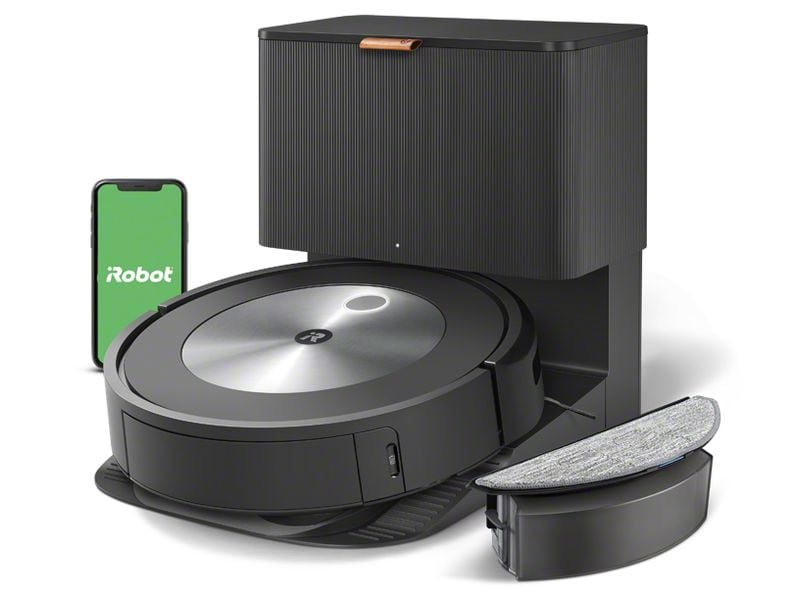 iRobot Robot d’aspiration et d’essuyage Roomba Combo j5+