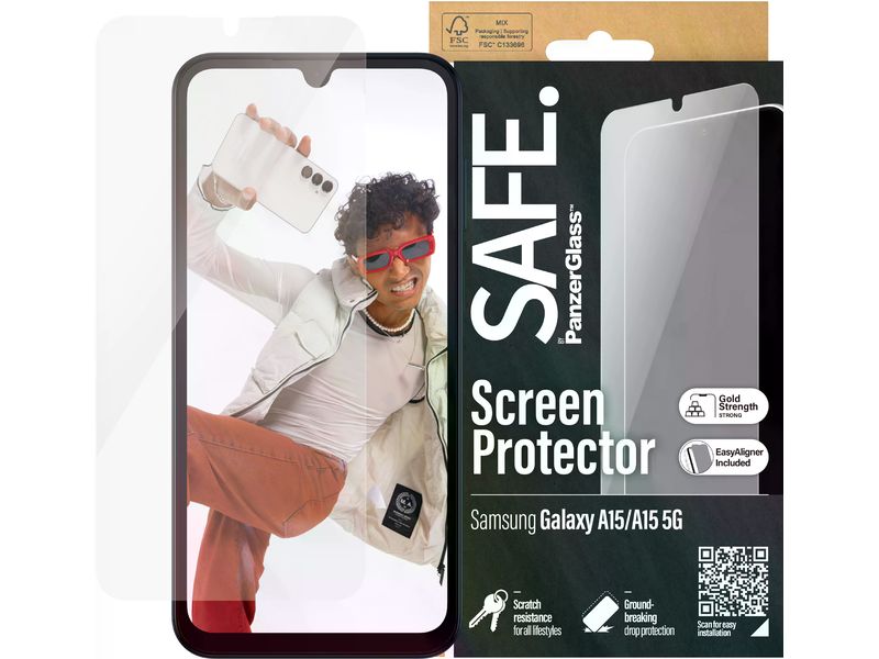 SAFE. Displayschutz Ultra Wide Fit Galaxy A15 / A15 5G