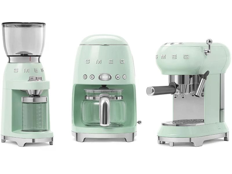 SMEG Moulin à café 50's Style CGF11PGEU Vert clair